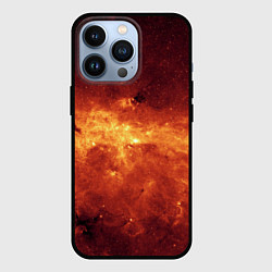 Чехол для iPhone 13 Pro Огненная галактика, цвет: 3D-черный