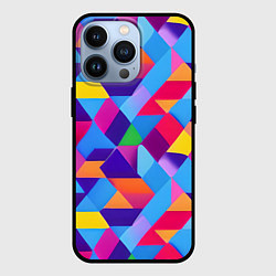 Чехол iPhone 13 Pro Геометрическая абстракция красок
