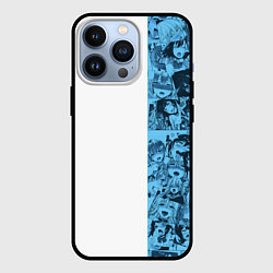 Чехол для iPhone 13 Pro Ахегао на белом фоне, цвет: 3D-черный