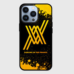 Чехол iPhone 13 Pro Darling in the FranXX - gold gradient