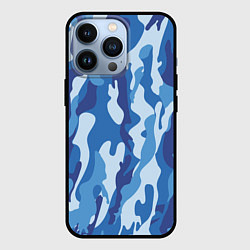 Чехол iPhone 13 Pro Blue military