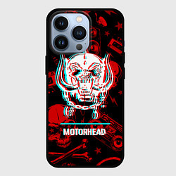 Чехол для iPhone 13 Pro Motorhead rock glitch, цвет: 3D-черный
