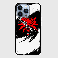 Чехол для iPhone 13 Pro Кибер школа волка - ведьмак, цвет: 3D-черный