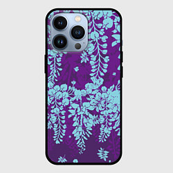 Чехол iPhone 13 Pro Blue flowers