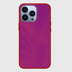 Чехол для iPhone 13 Pro Фантазия в пурпурном, цвет: 3D-красный