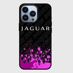 Чехол для iPhone 13 Pro Jaguar pro racing: символ сверху, цвет: 3D-черный