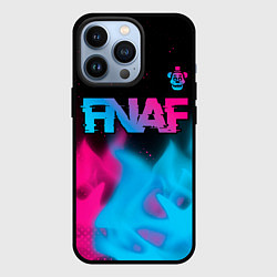 Чехол iPhone 13 Pro FNAF - neon gradient: символ сверху