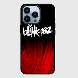 Чехол для iPhone 13 Pro Blink 182 red plasma, цвет: 3D-черный