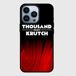 Чехол для iPhone 13 Pro Thousand Foot Krutch red plasma, цвет: 3D-черный