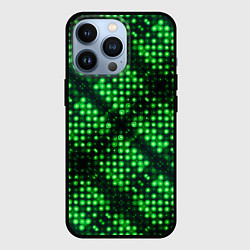 Чехол iPhone 13 Pro Яркие зеленые точки