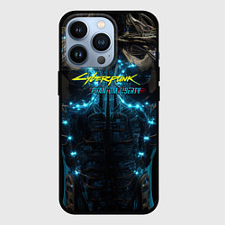Чехол iPhone 13 Pro Киберпанк 2077 призрачная свобода тело киборга