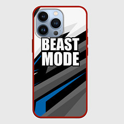 Чехол iPhone 13 Pro Beast mode - blue sport