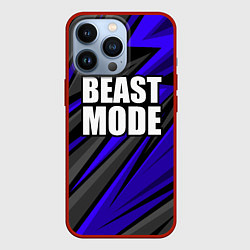 Чехол iPhone 13 Pro Beast mode - синяя униформа