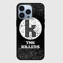Чехол iPhone 13 Pro The Killers с потертостями на темном фоне