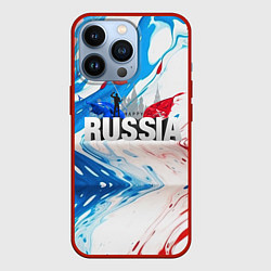 Чехол iPhone 13 Pro Russia abstract