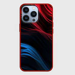 Чехол iPhone 13 Pro Blue red black