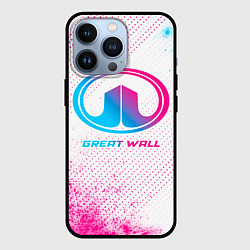 Чехол iPhone 13 Pro Great Wall neon gradient style