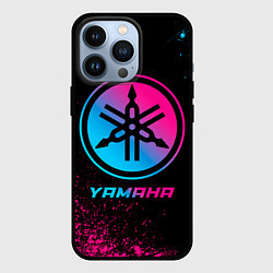 Чехол iPhone 13 Pro Yamaha - neon gradient