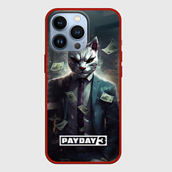 Чехол для iPhone 13 Pro Pay day 3 cat, цвет: 3D-красный