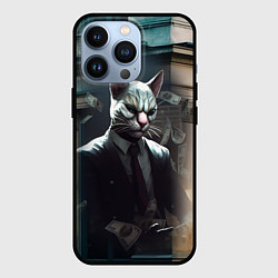 Чехол для iPhone 13 Pro Payday 3 cat bank, цвет: 3D-черный