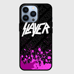 Чехол iPhone 13 Pro Slayer rock legends: символ сверху