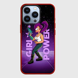 Чехол iPhone 13 Pro Futurama: Лила с бластером