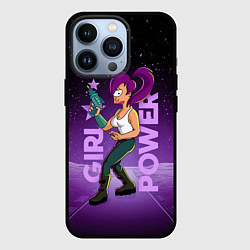 Чехол iPhone 13 Pro Futurama: Лила с бластером