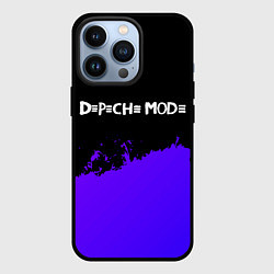 Чехол iPhone 13 Pro Depeche Mode purple grunge