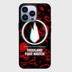 Чехол iPhone 13 Pro Thousand Foot Krutch rock glitch