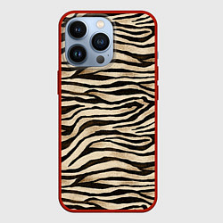 Чехол iPhone 13 Pro Шкура зебры и белого тигра