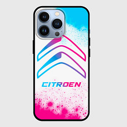 Чехол iPhone 13 Pro Citroen neon gradient style