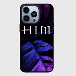 Чехол iPhone 13 Pro HIM neon monstera