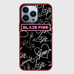 Чехол iPhone 13 Pro Blackpink - автографы