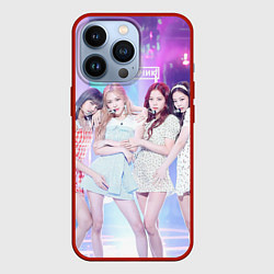 Чехол для iPhone 13 Pro Blackpink girl style, цвет: 3D-красный