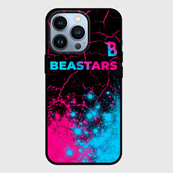 Чехол iPhone 13 Pro Beastars - neon gradient: символ сверху