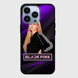 Чехол для iPhone 13 Pro Rose Blackpink, цвет: 3D-черный