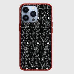 Чехол iPhone 13 Pro Black style pattern