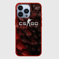 Чехол iPhone 13 Pro CS GO dark texture