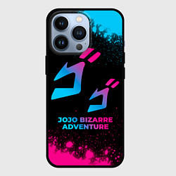 Чехол iPhone 13 Pro JoJo Bizarre Adventure - neon gradient