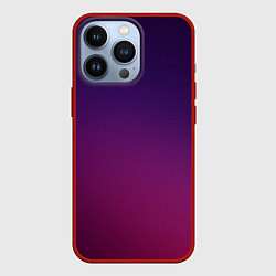 Чехол для iPhone 13 Pro Малиновый градиент, цвет: 3D-красный