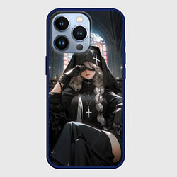 Чехол iPhone 13 Pro Монашка 2b от нейросети