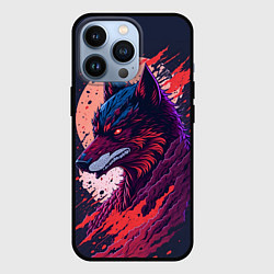 Чехол iPhone 13 Pro Нейросетевой волк