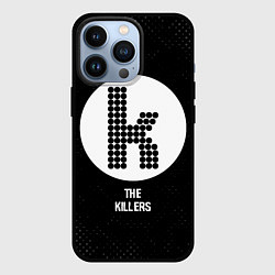 Чехол iPhone 13 Pro The Killers glitch на темном фоне