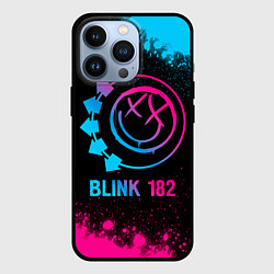 Чехол iPhone 13 Pro Blink 182 - neon gradient