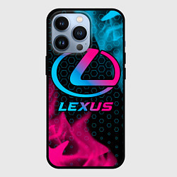 Чехол для iPhone 13 Pro Lexus - neon gradient, цвет: 3D-черный