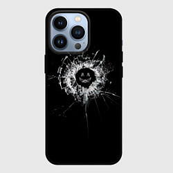 Чехол для iPhone 13 Pro Black Mirror - smile, цвет: 3D-черный