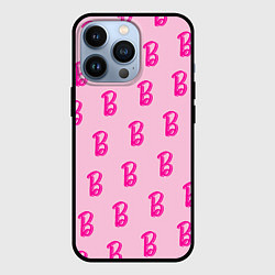 Чехол iPhone 13 Pro Барби паттерн буква B