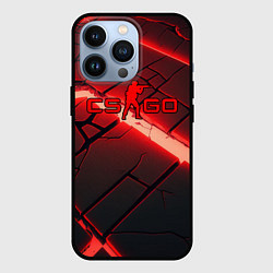 Чехол iPhone 13 Pro CS GO red neon