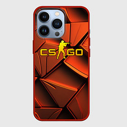 Чехол iPhone 13 Pro CSGO orange logo