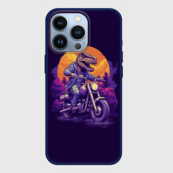 Чехол iPhone 13 Pro Динозавр на мотоцикле